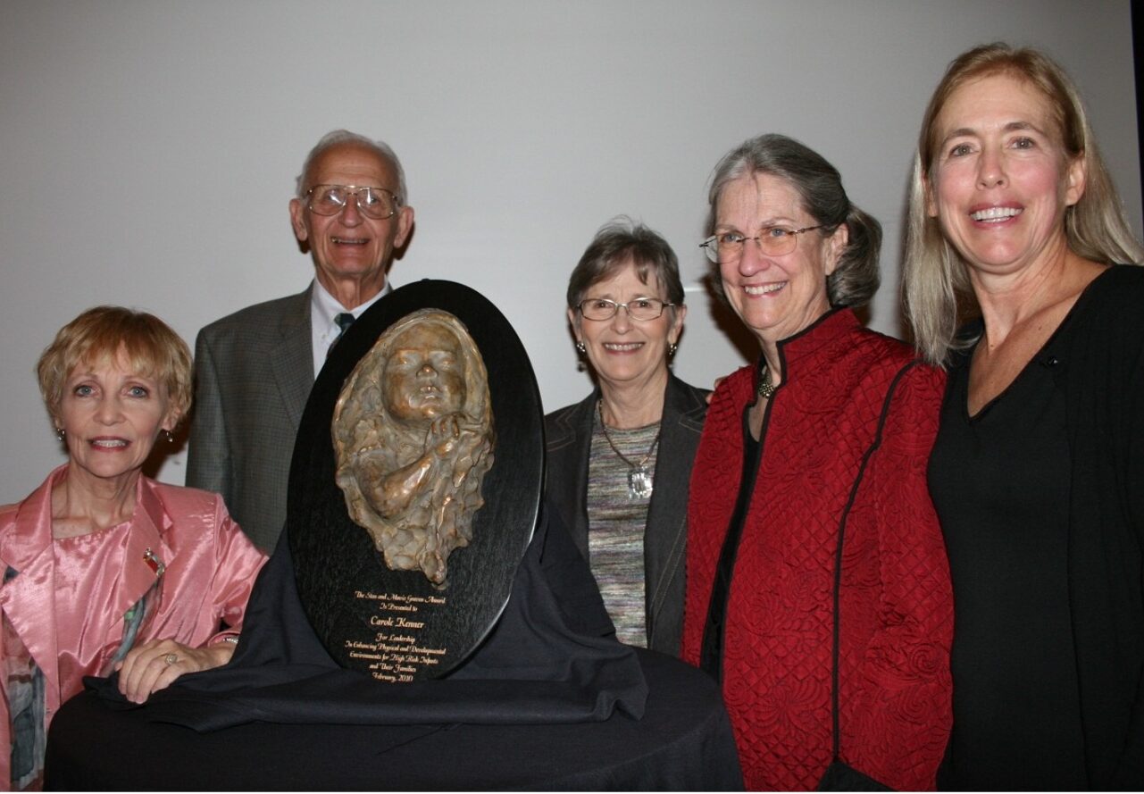 Gravens Awardees Stan Graven (2006), Beverley Johnson (2007), Heidelise Als (2008), Mardelle Shepley (2009), Carole Kenner (2010), Jennifer Howse (2011)